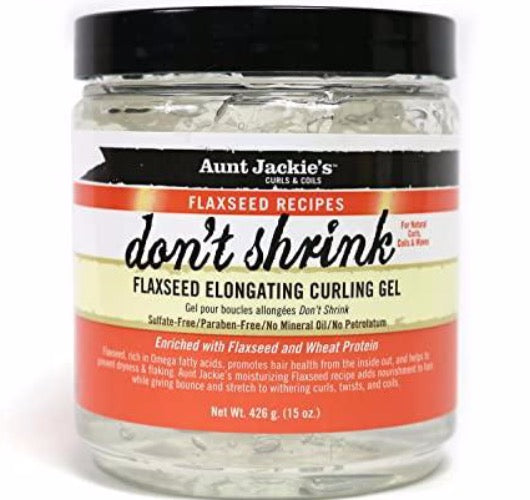 Aunt Jackie's | Don't Shrink Flaxseed Elongating Curling Gel (15oz)