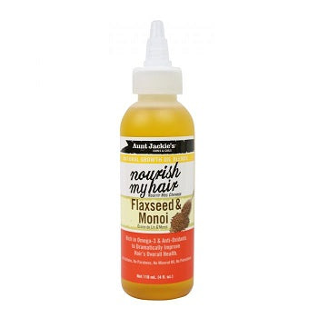 Aunt Jackie's | Nourish My Hair Flaxseed & Monoi Oil (4oz)