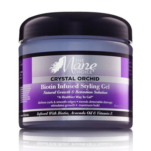 The Mane Choice | Crystal Orchid Biotin Infused Styling Gel (16oz)